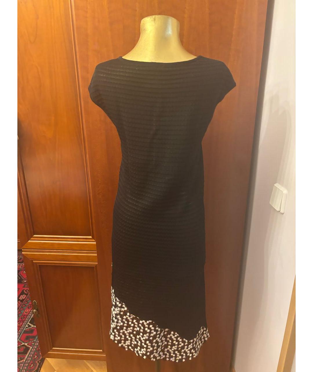 CHANEL Черное хлопковое повседневное платье, фото 3