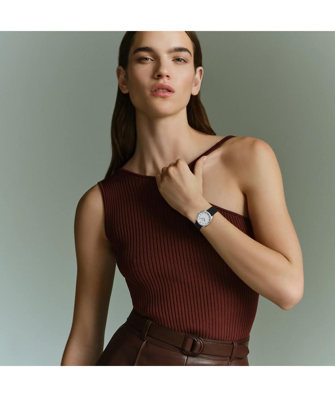 HERMES Серебряные стальные часы, фото 2