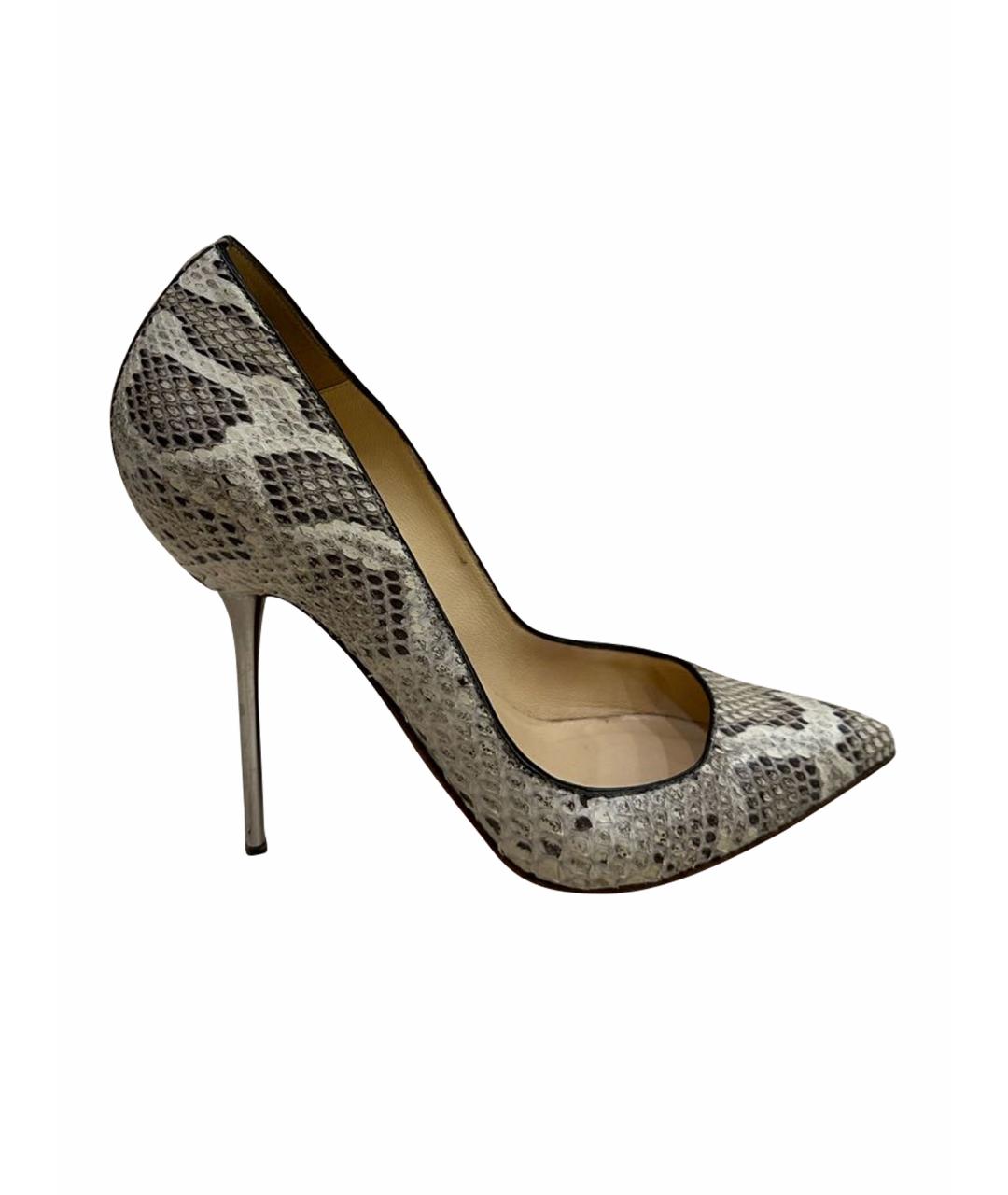 CHRISTIAN LOUBOUTIN Мульти туфли из экзотической кожи, фото 9