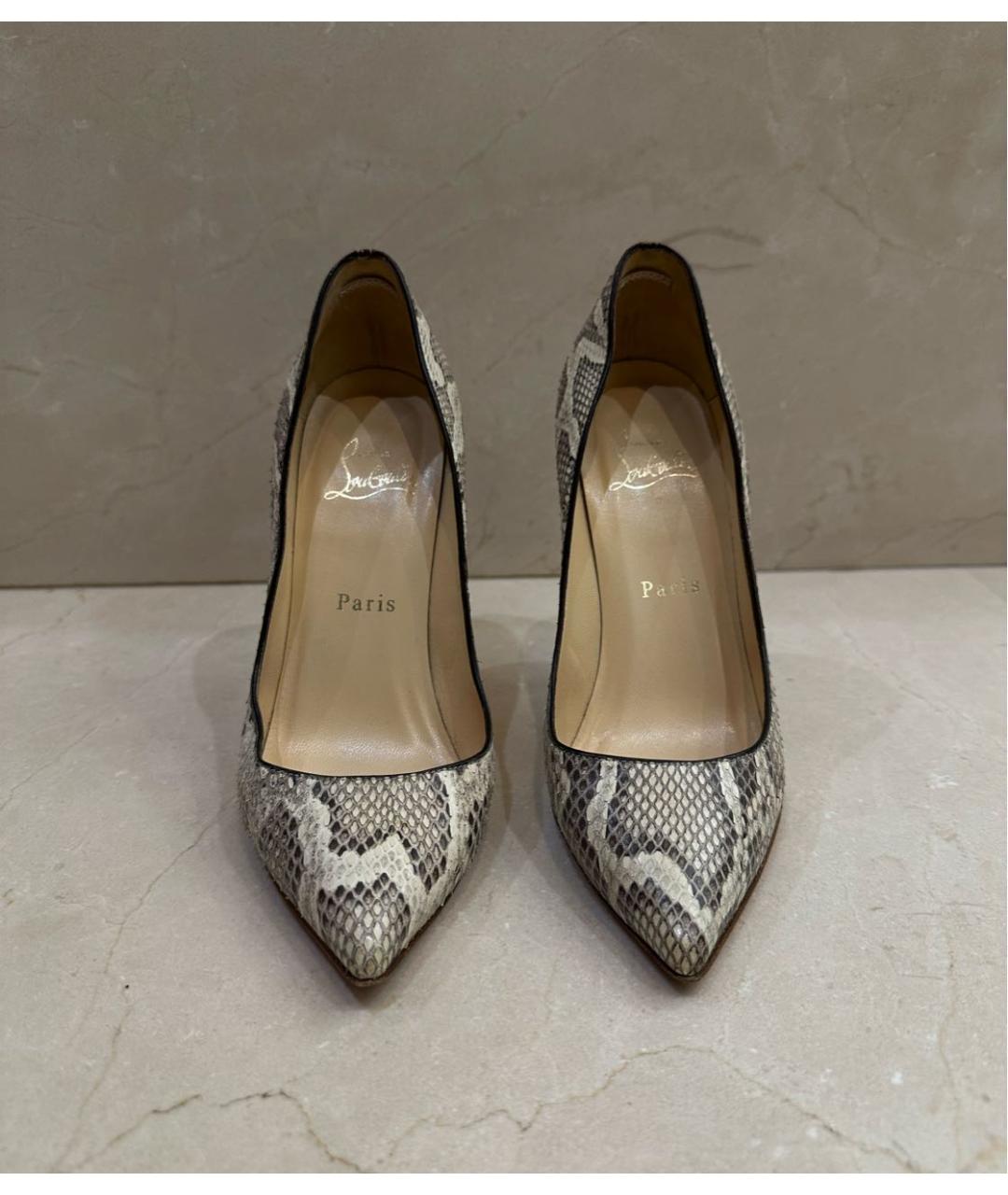 CHRISTIAN LOUBOUTIN Мульти туфли из экзотической кожи, фото 2