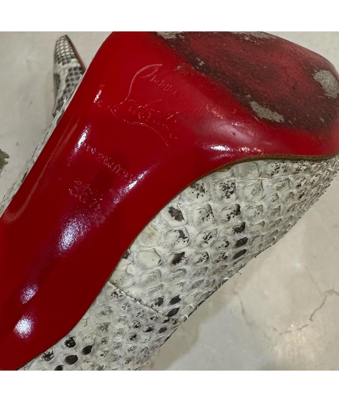 CHRISTIAN LOUBOUTIN Мульти туфли из экзотической кожи, фото 6