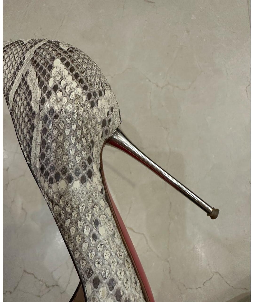 CHRISTIAN LOUBOUTIN Мульти туфли из экзотической кожи, фото 7