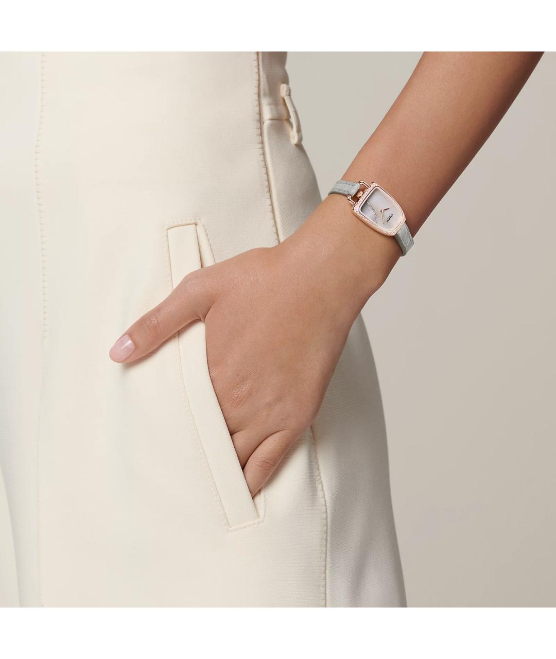 HERMES Золотые часы из розового золота, фото 4