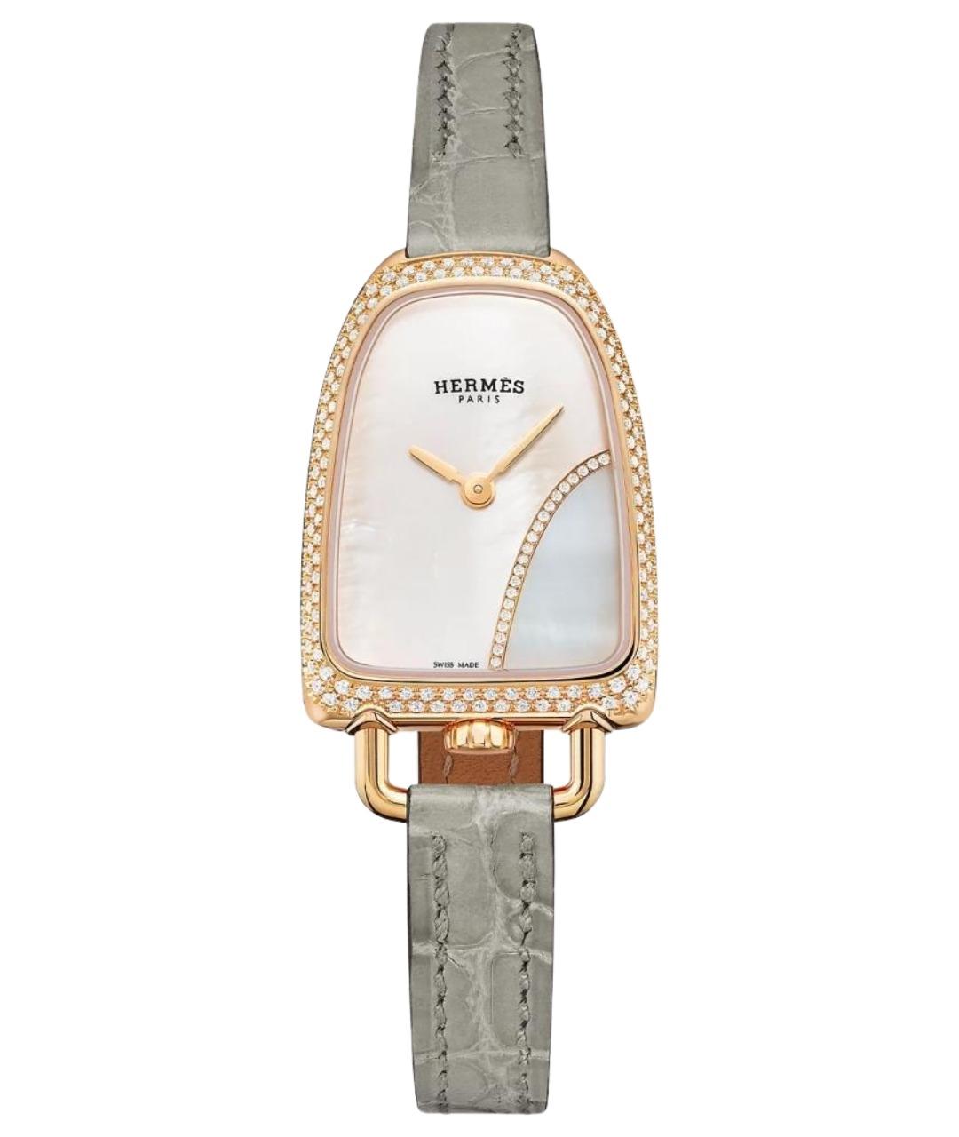 HERMES Золотые часы из розового золота, фото 1