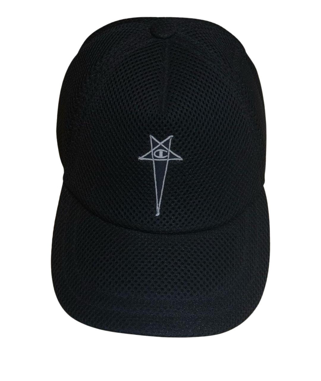 RICK OWENS Черная кепка/бейсболка, фото 1