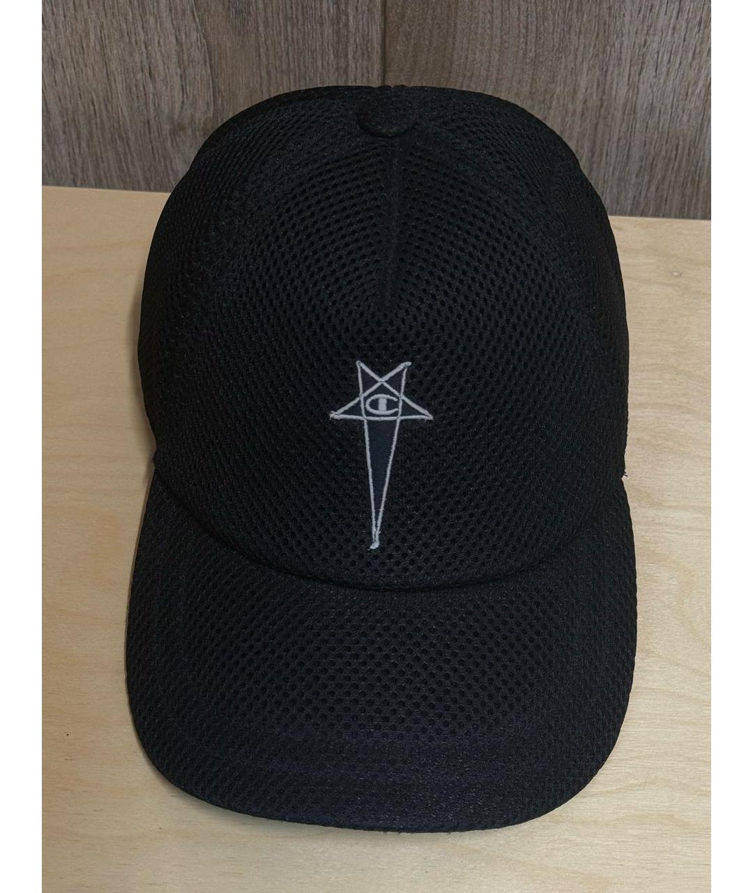 RICK OWENS Черная кепка/бейсболка, фото 8