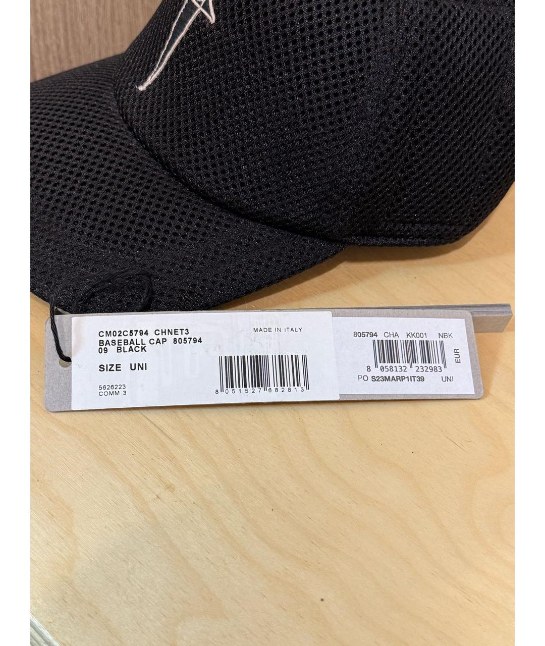 RICK OWENS Черная кепка/бейсболка, фото 7