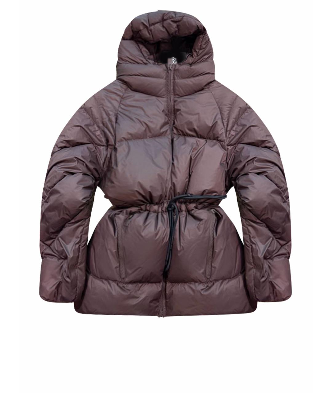BACON Коричневый полиэстеровый пуховик, фото 1