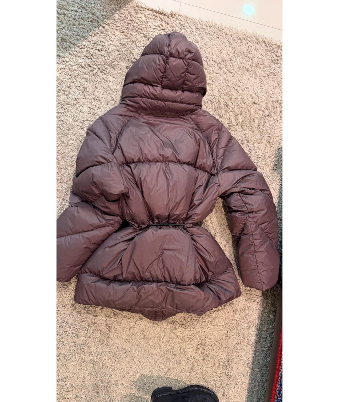 BACON Коричневый полиэстеровый пуховик, фото 2