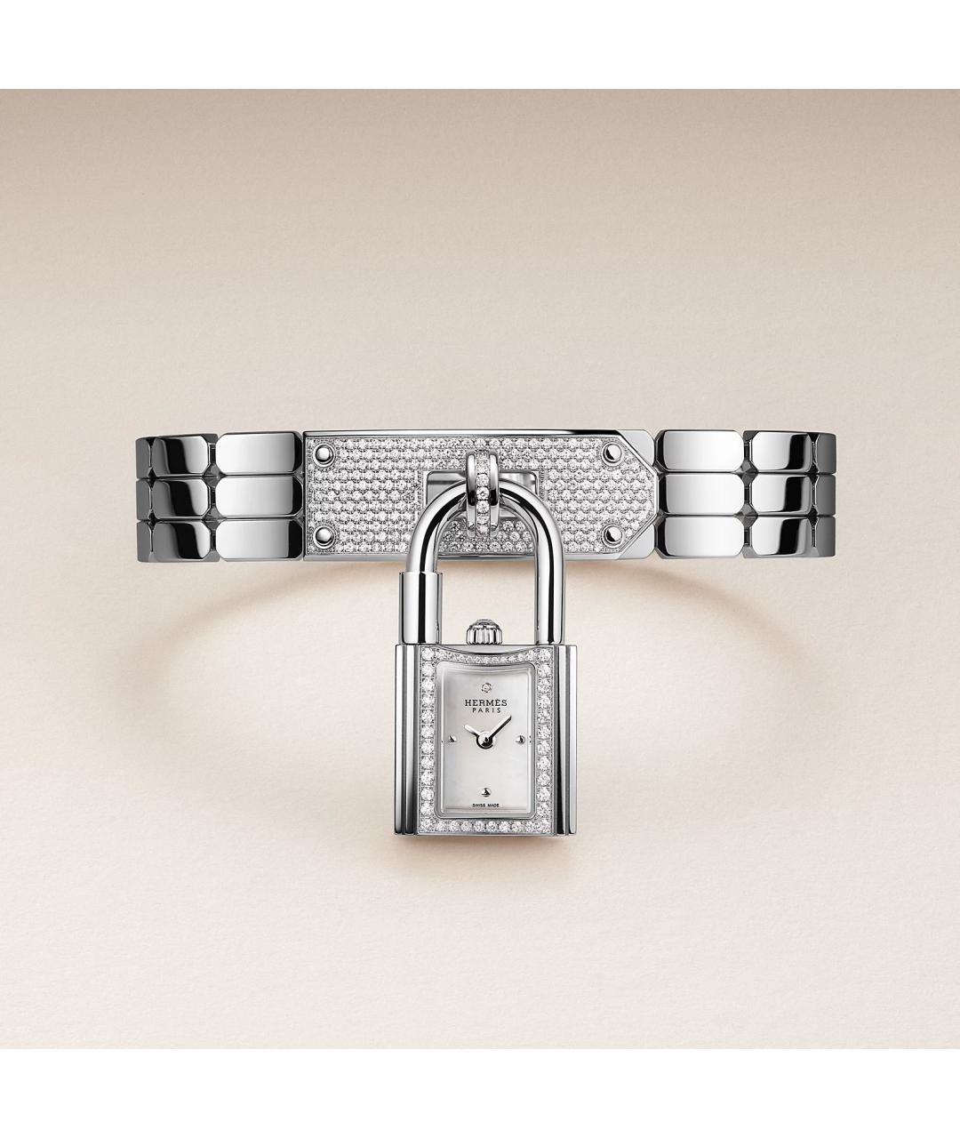 HERMES Серебряные часы, фото 2