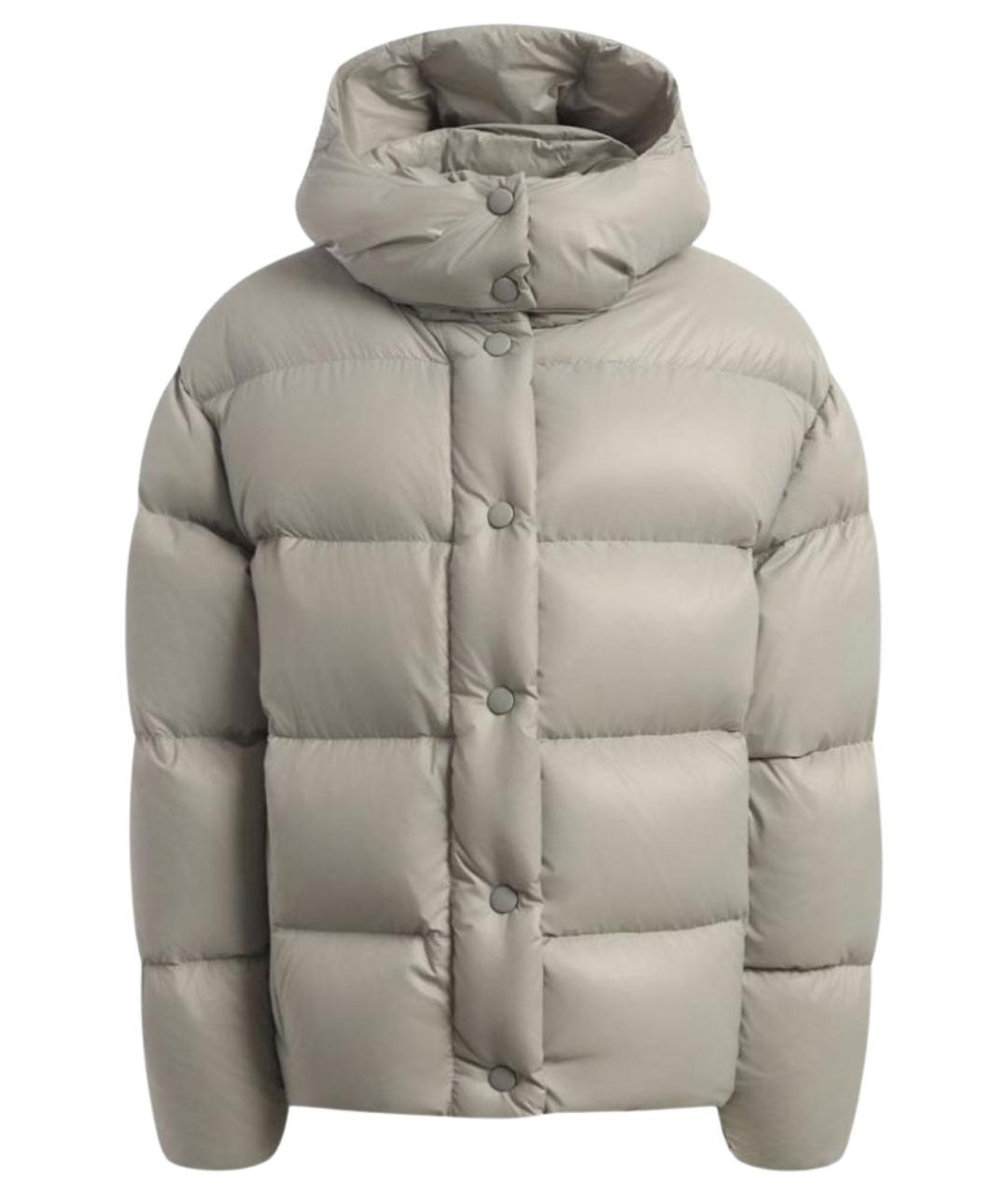 MIU MIU Серый полиэстеровый пуховик, фото 1