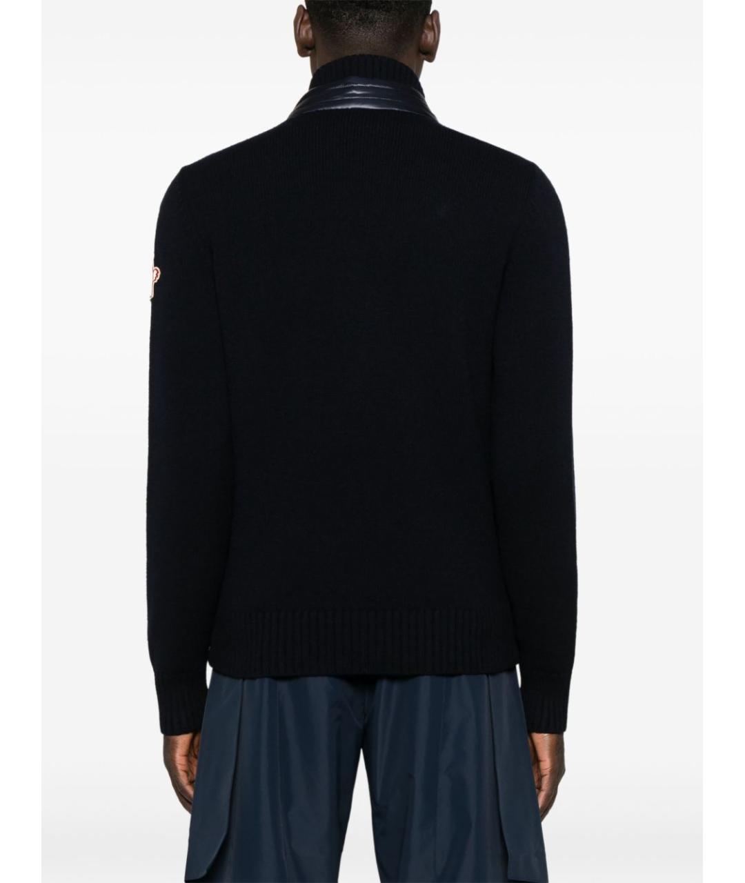 MONCLER GRENOBLE Синяя полиэстеровая куртка, фото 3