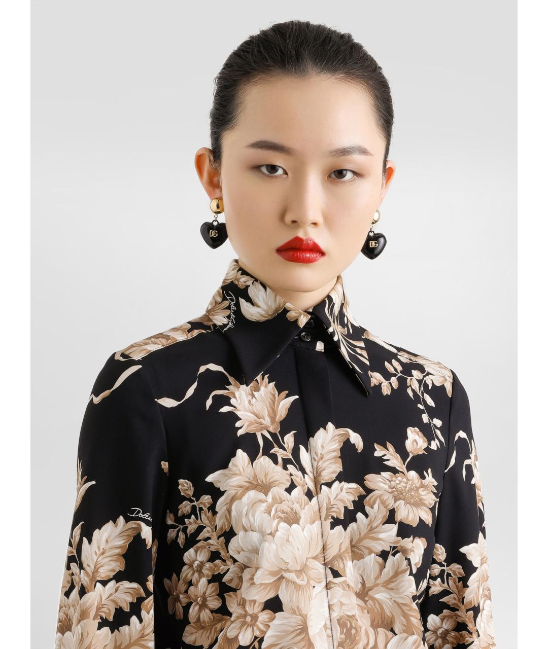 DOLCE&GABBANA Мульти шелковая рубашка, фото 3