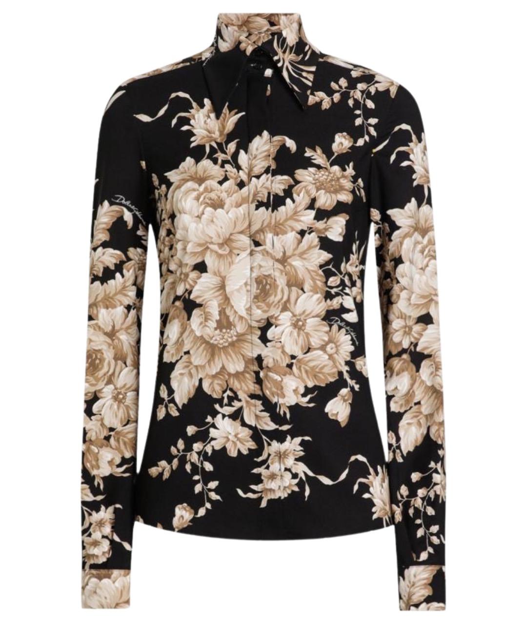 DOLCE&GABBANA Мульти шелковая рубашка, фото 1