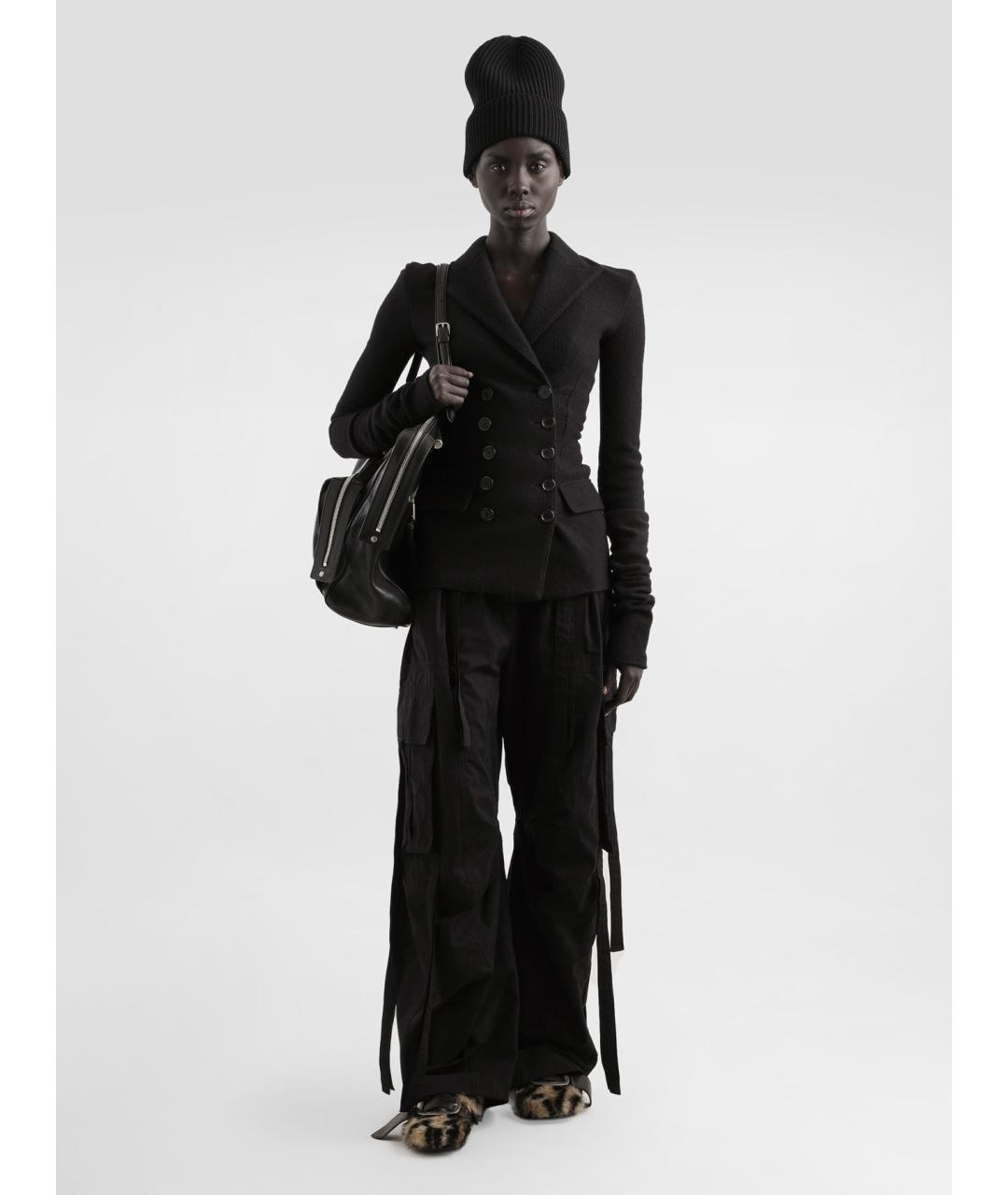 DOLCE&GABBANA Черный шерстяной жакет/пиджак, фото 2