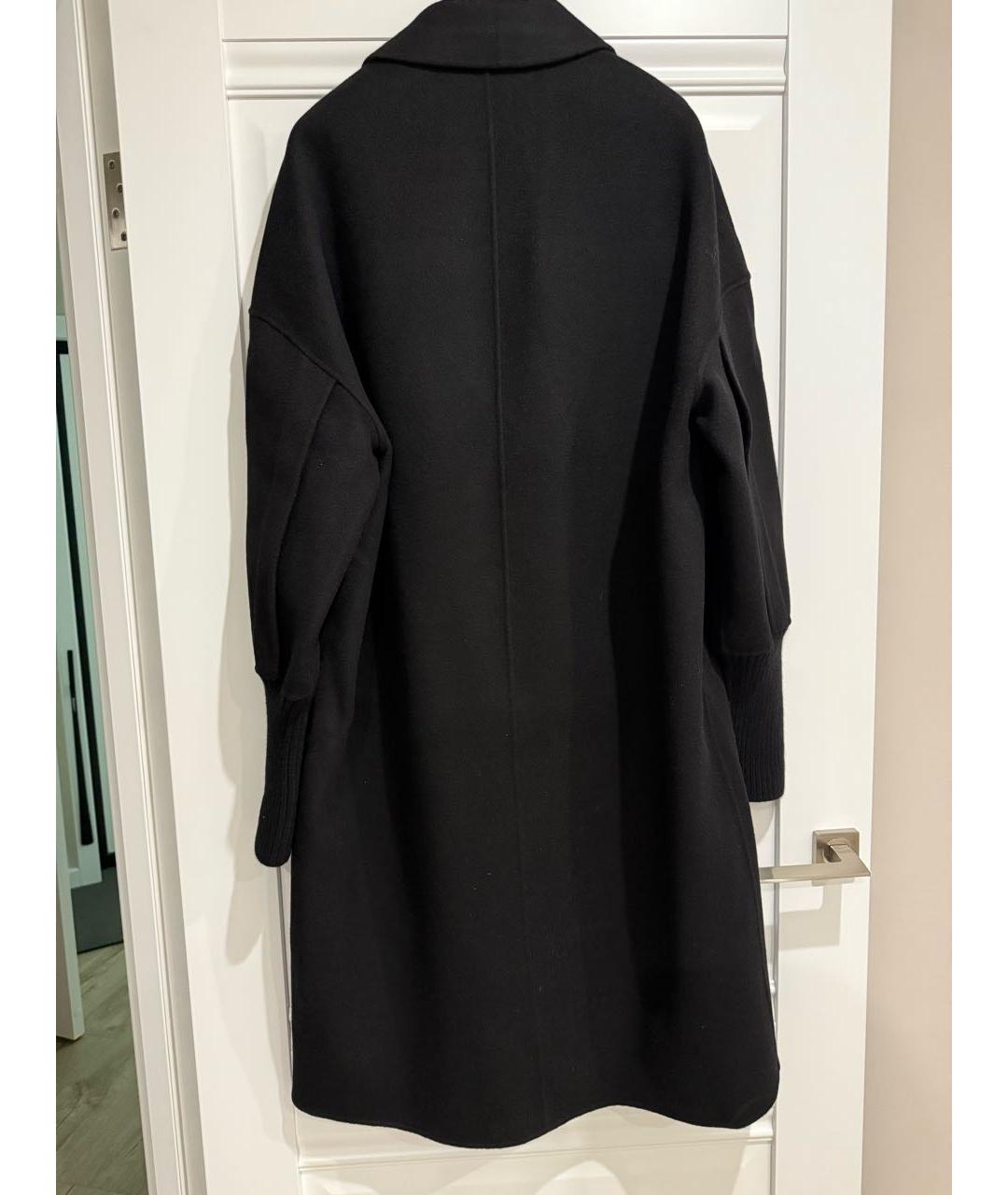 LOU ANDREA Черное шерстяное пальто, фото 2