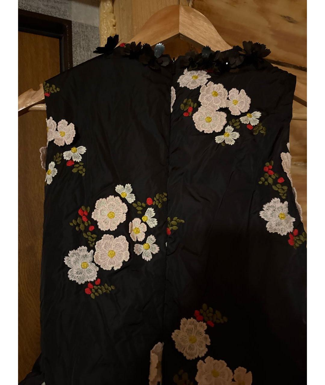 MONCLER Черный полиэстеровый пуховик, фото 3