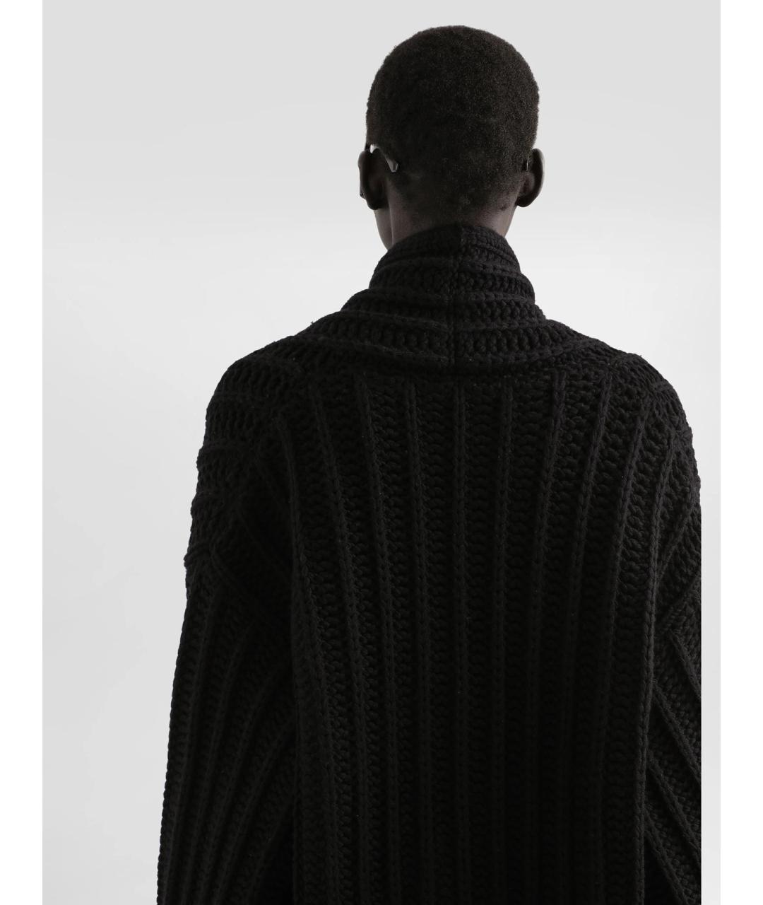 DOLCE&GABBANA Черный шерстяной кардиган, фото 4