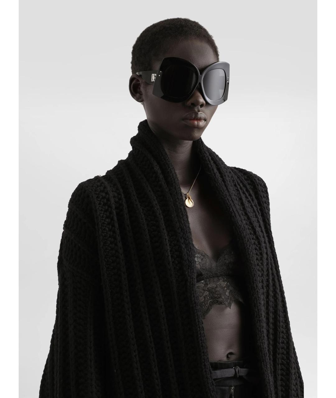 DOLCE&GABBANA Черный шерстяной кардиган, фото 3