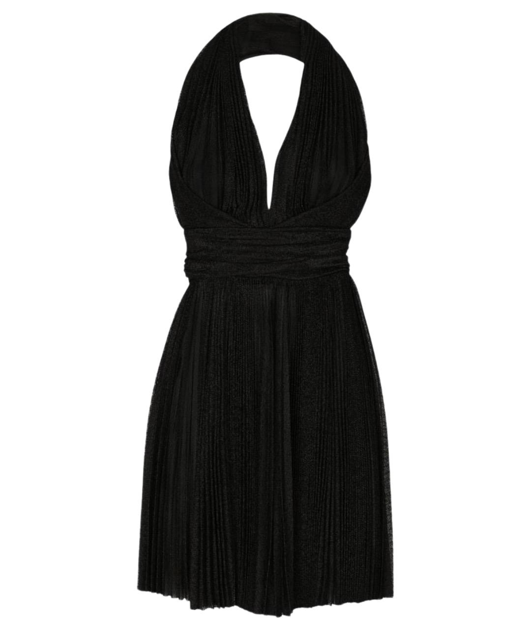 DOLCE&GABBANA Черное ацетатное вечернее платье, фото 1