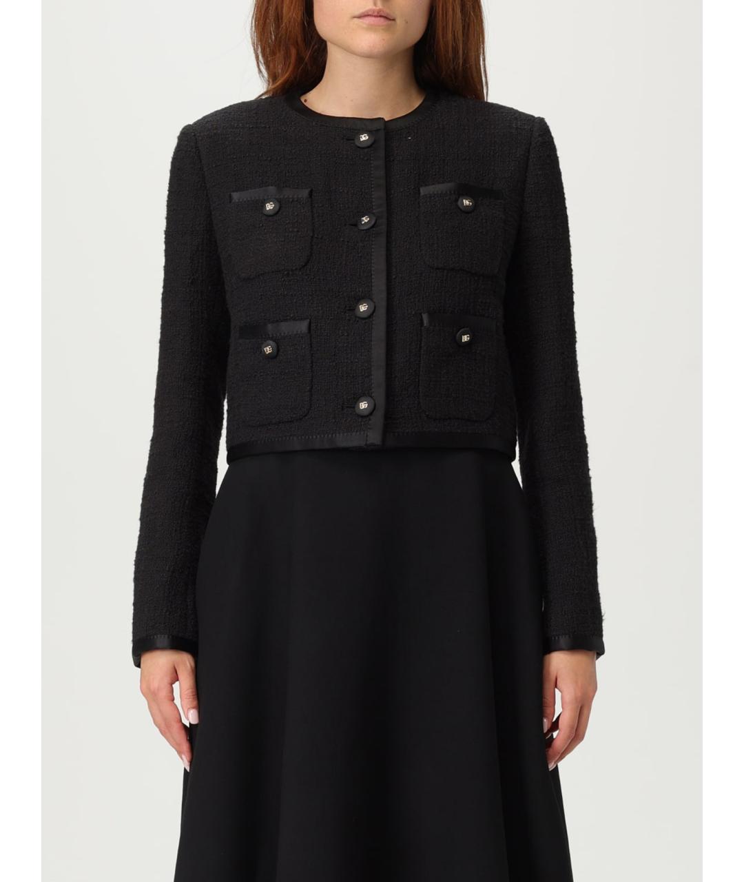 DOLCE&GABBANA Черный жакет/пиджак, фото 3