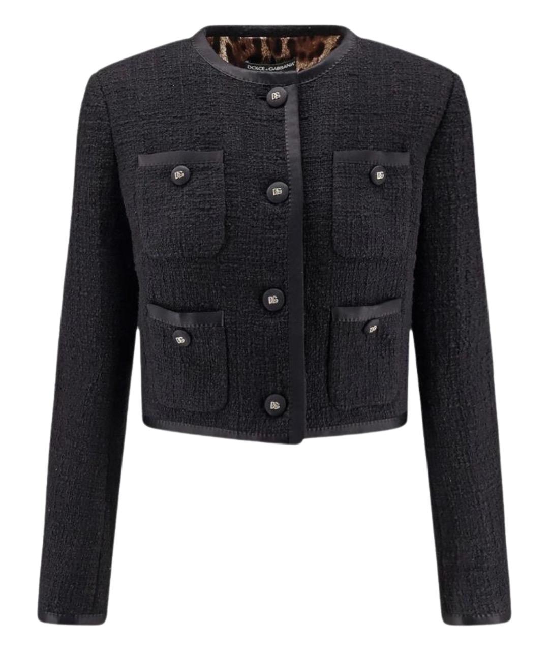 DOLCE&GABBANA Черный жакет/пиджак, фото 1