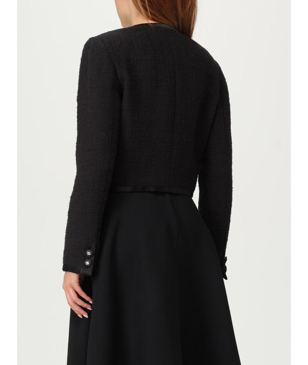 DOLCE&GABBANA Черный жакет/пиджак, фото 4