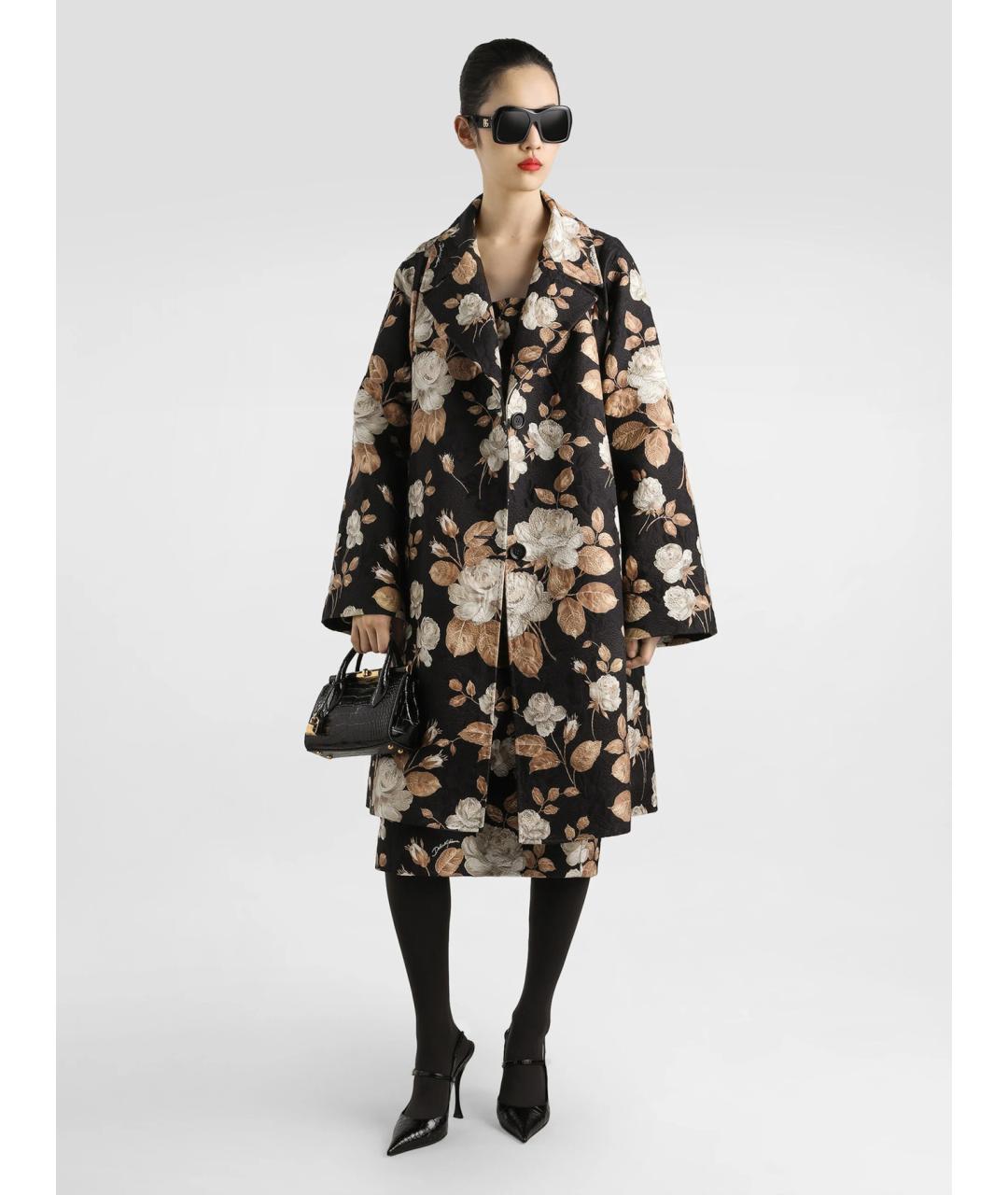 DOLCE&GABBANA Мульти хлопковое повседневное платье, фото 3