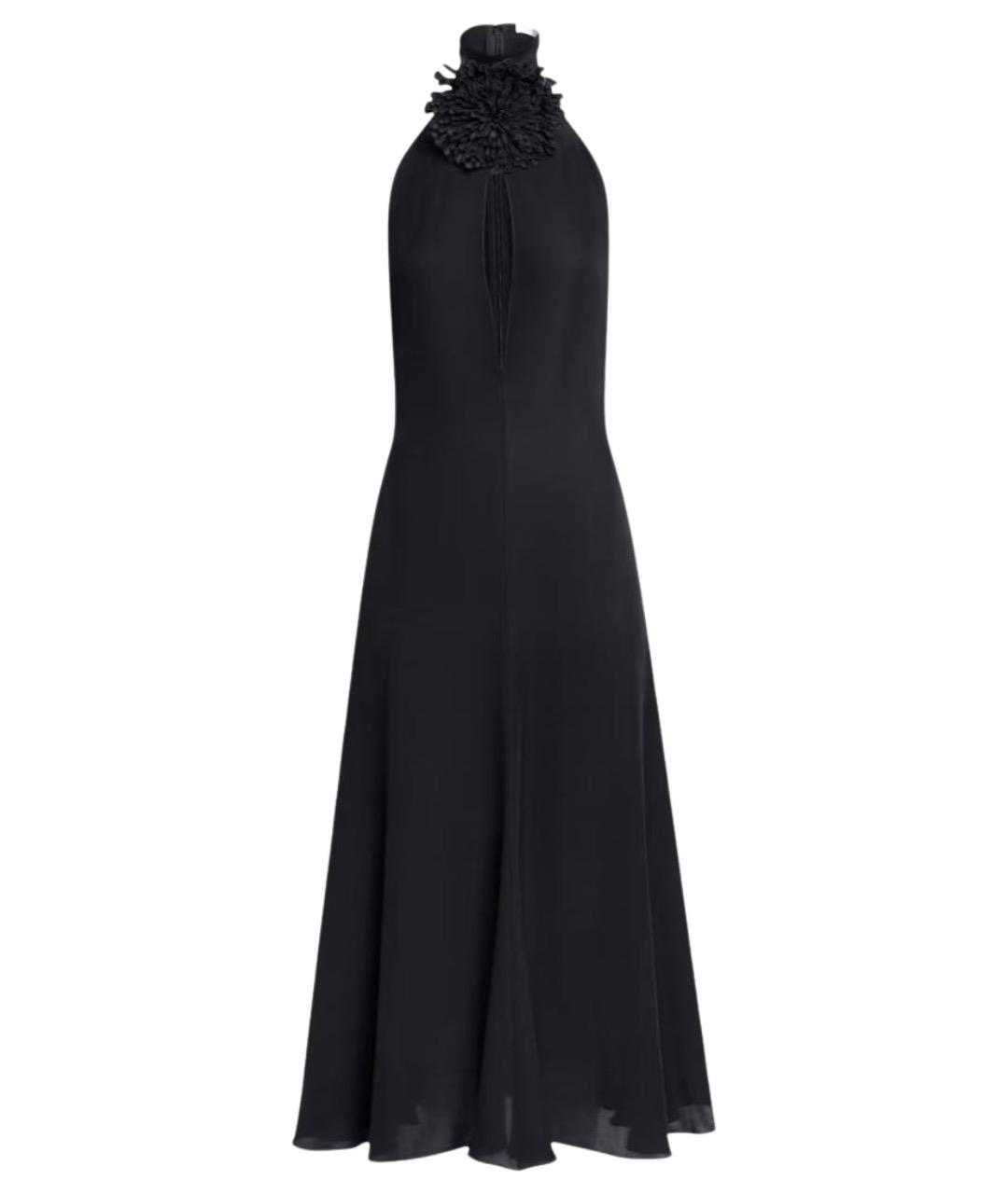 ALAIA Черное вискозное вечернее платье, фото 1