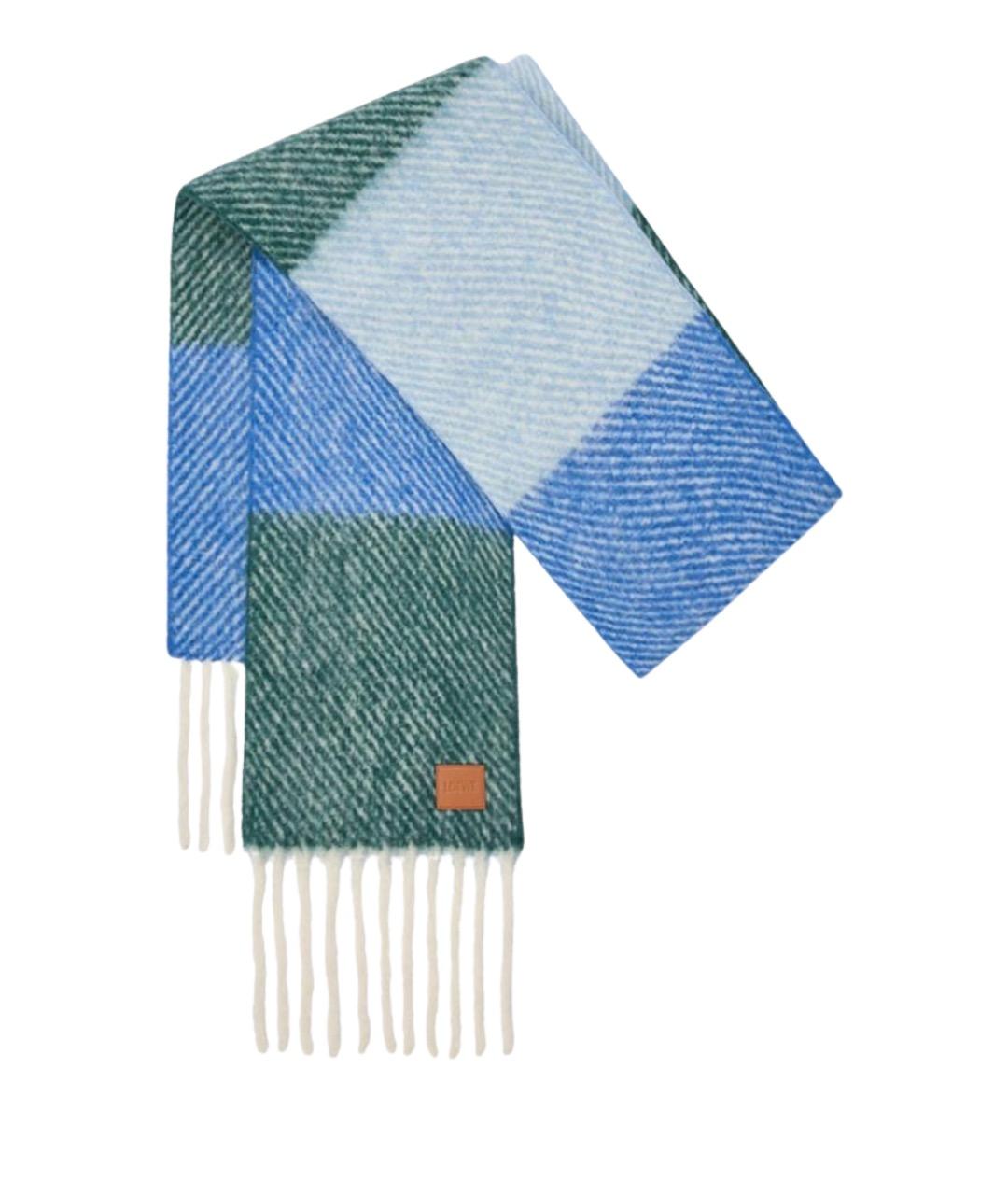 LOEWE Мульти шерстяной шарф, фото 1