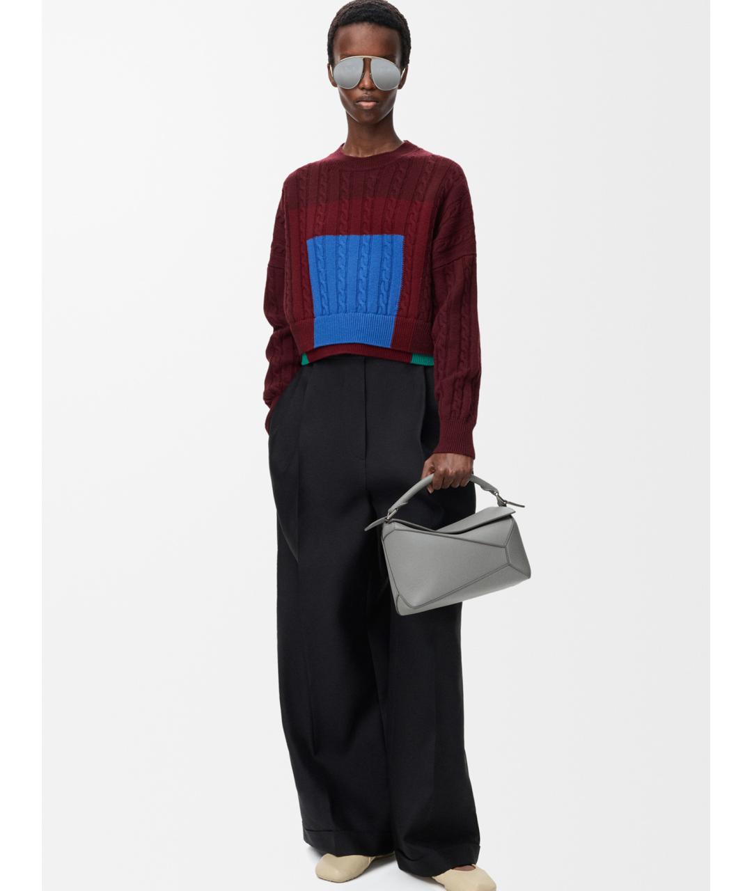 LOEWE Мульти шерстяной джемпер / свитер, фото 2