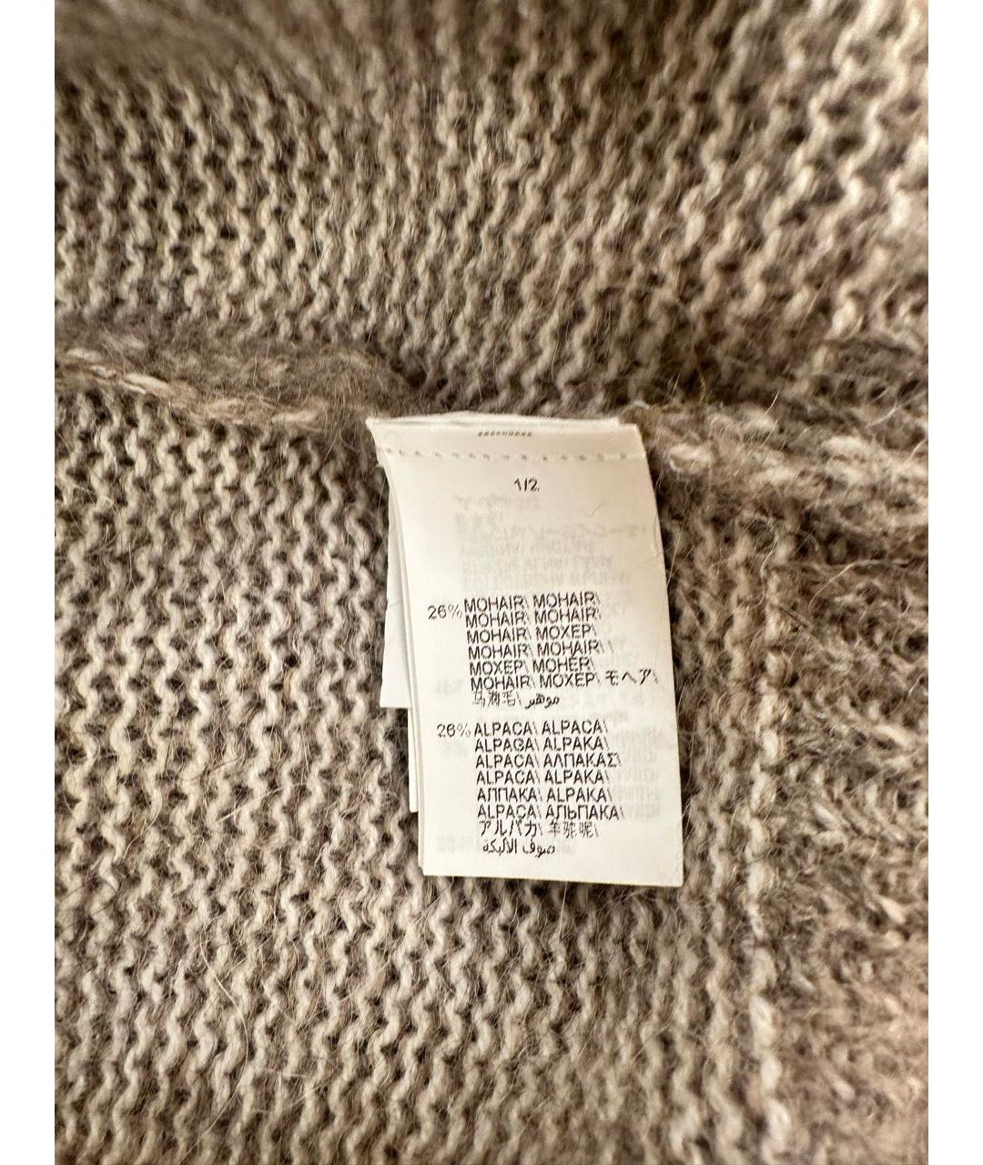BRUNELLO CUCINELLI Бежевый шерстяной джемпер / свитер, фото 4