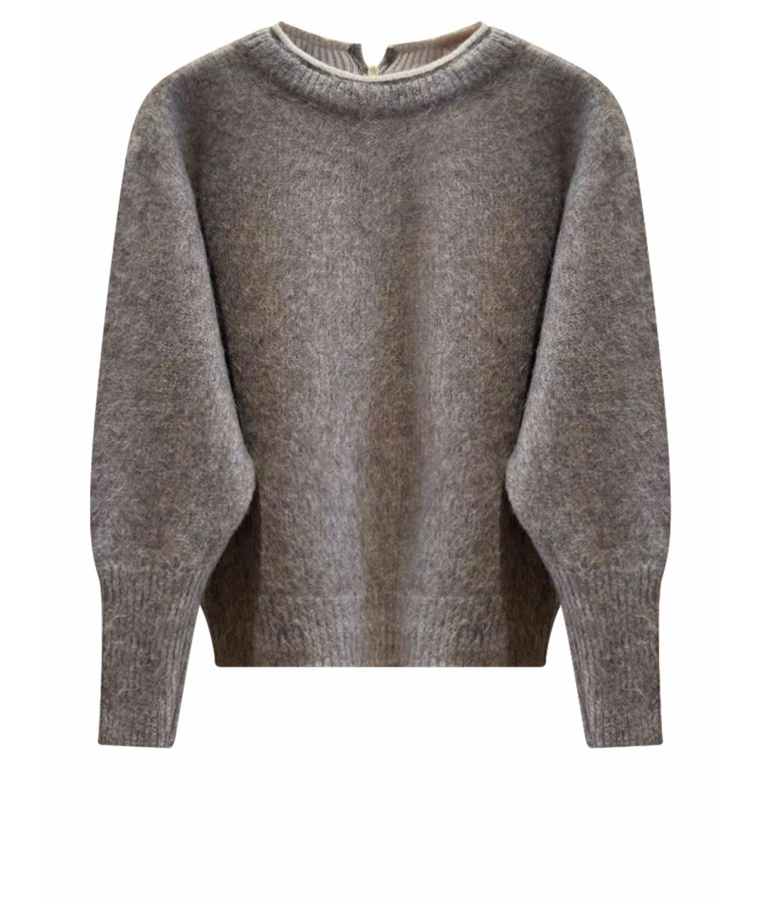 BRUNELLO CUCINELLI Бежевый шерстяной джемпер / свитер, фото 1