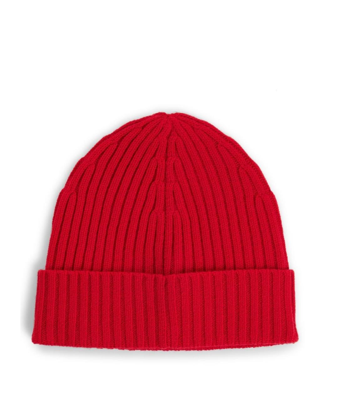 HUGO Красная шерстяная шапка, фото 2