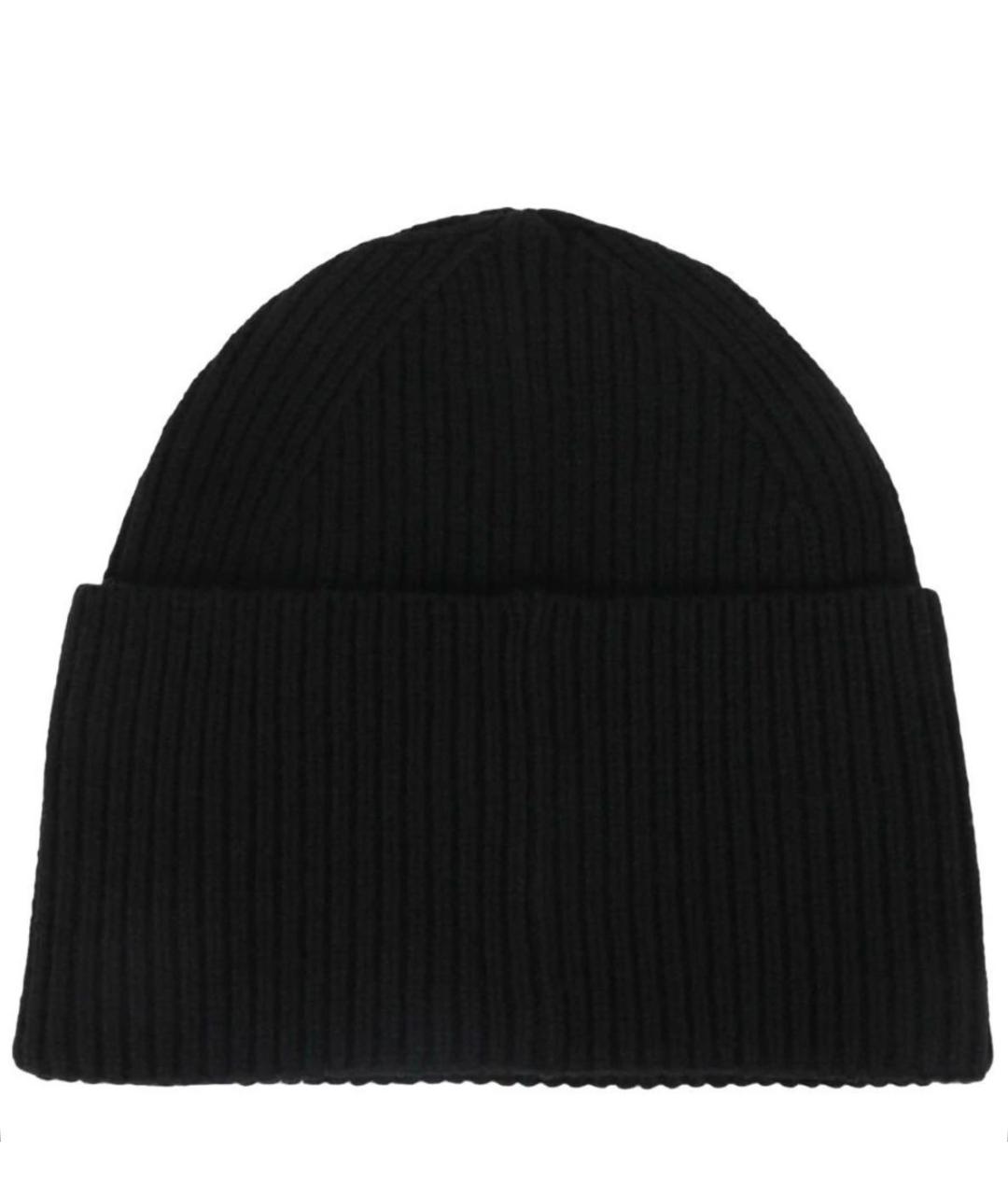 HUGO Черная шерстяная шапка, фото 2