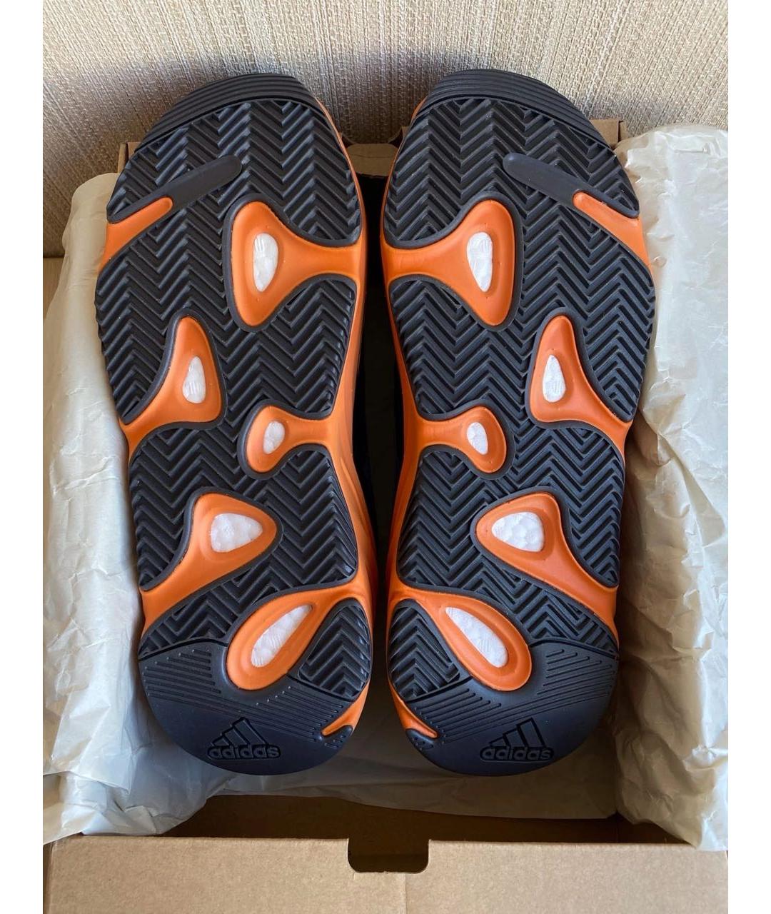 ADIDAS YEEZY Синие замшевые низкие кроссовки / кеды, фото 5