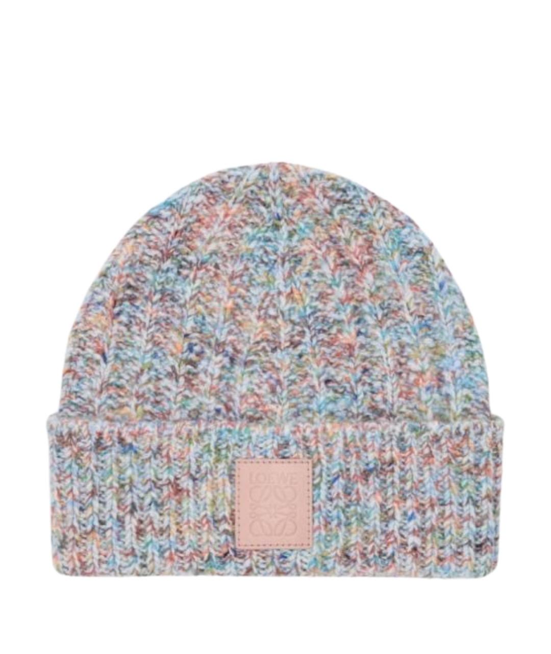 LOEWE Мульти шерстяная шапка, фото 1