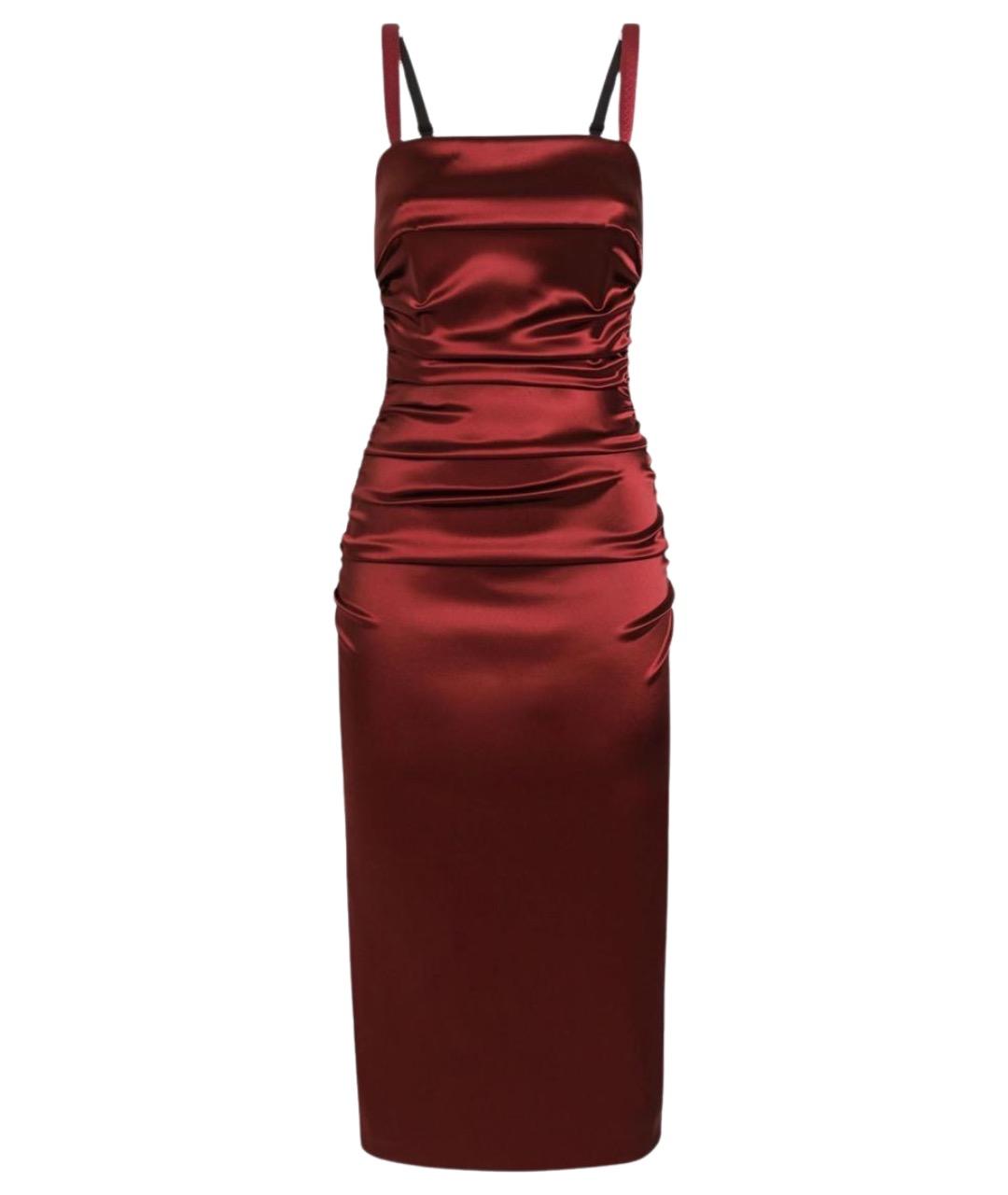 DOLCE&GABBANA Бордовое вечернее платье, фото 1