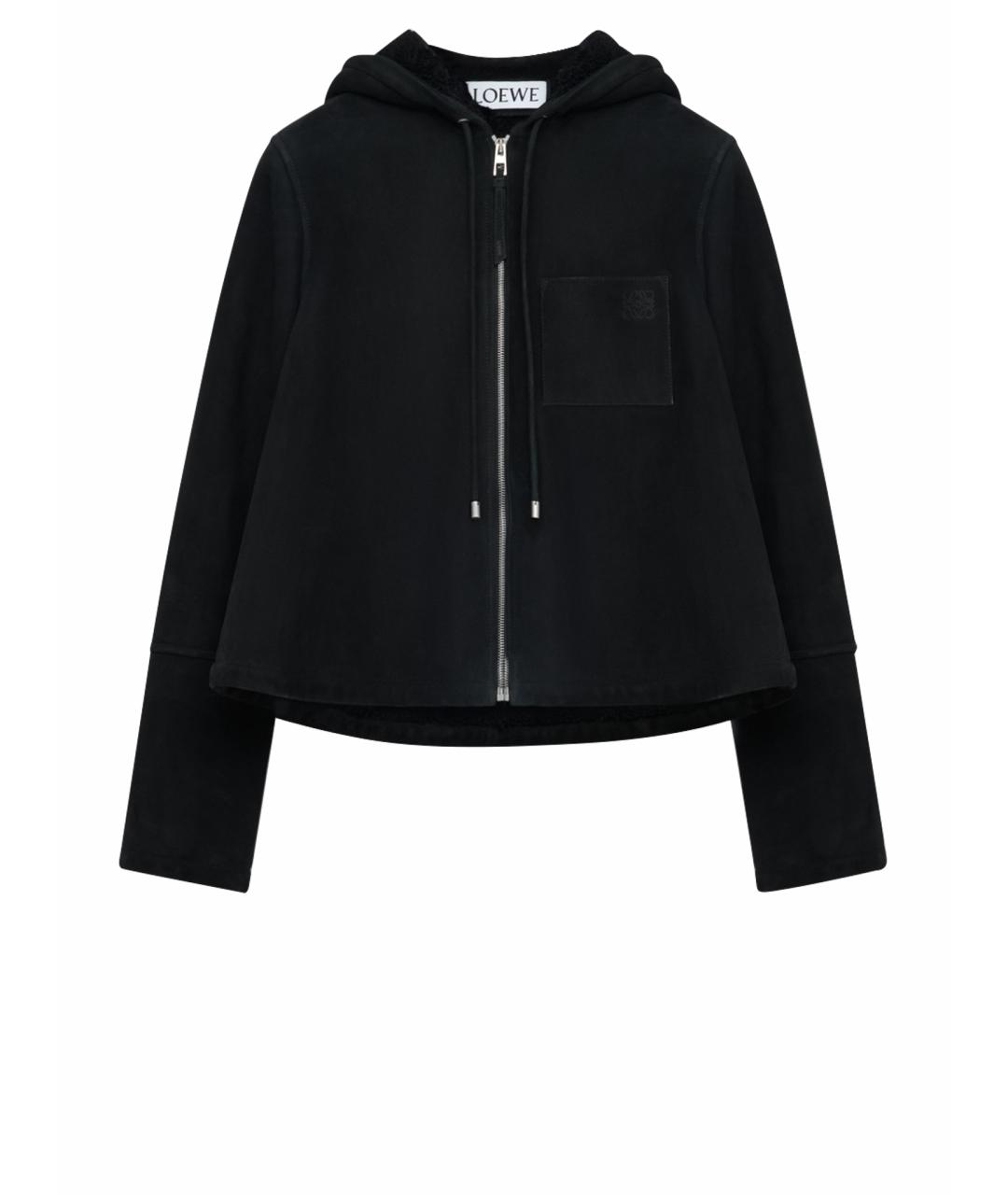 LOEWE Черная шерстяная куртка, фото 1