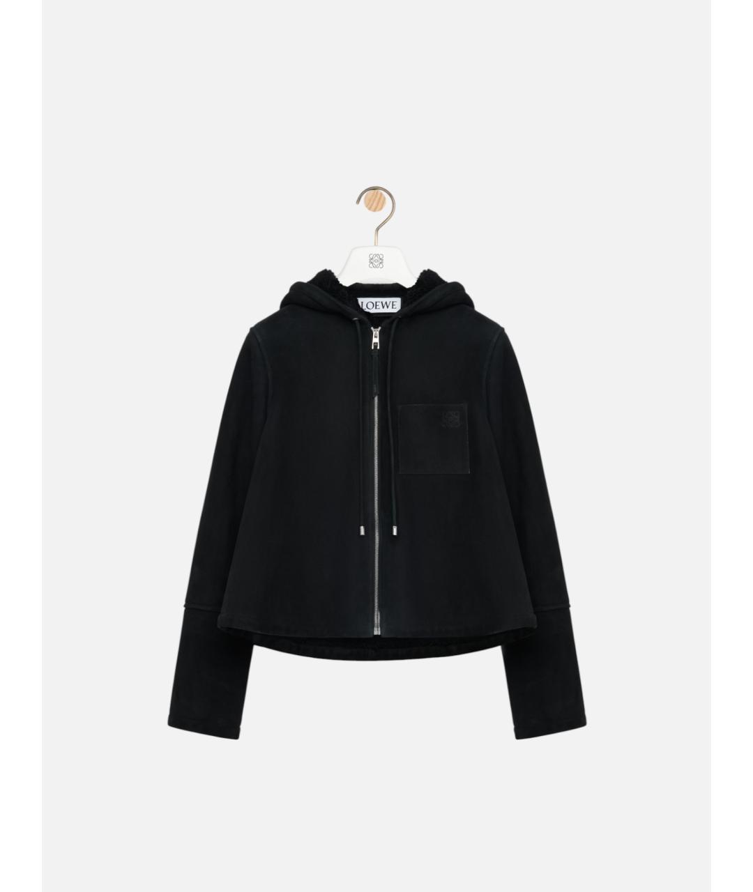 LOEWE Черная шерстяная куртка, фото 4
