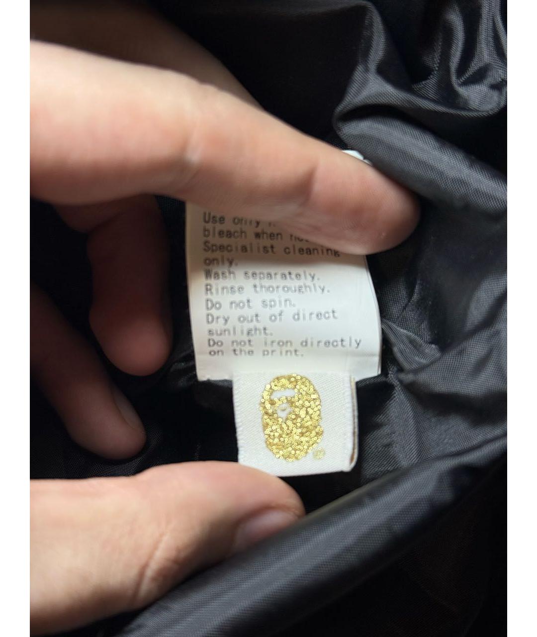 BAPE Черный пуховик, фото 7