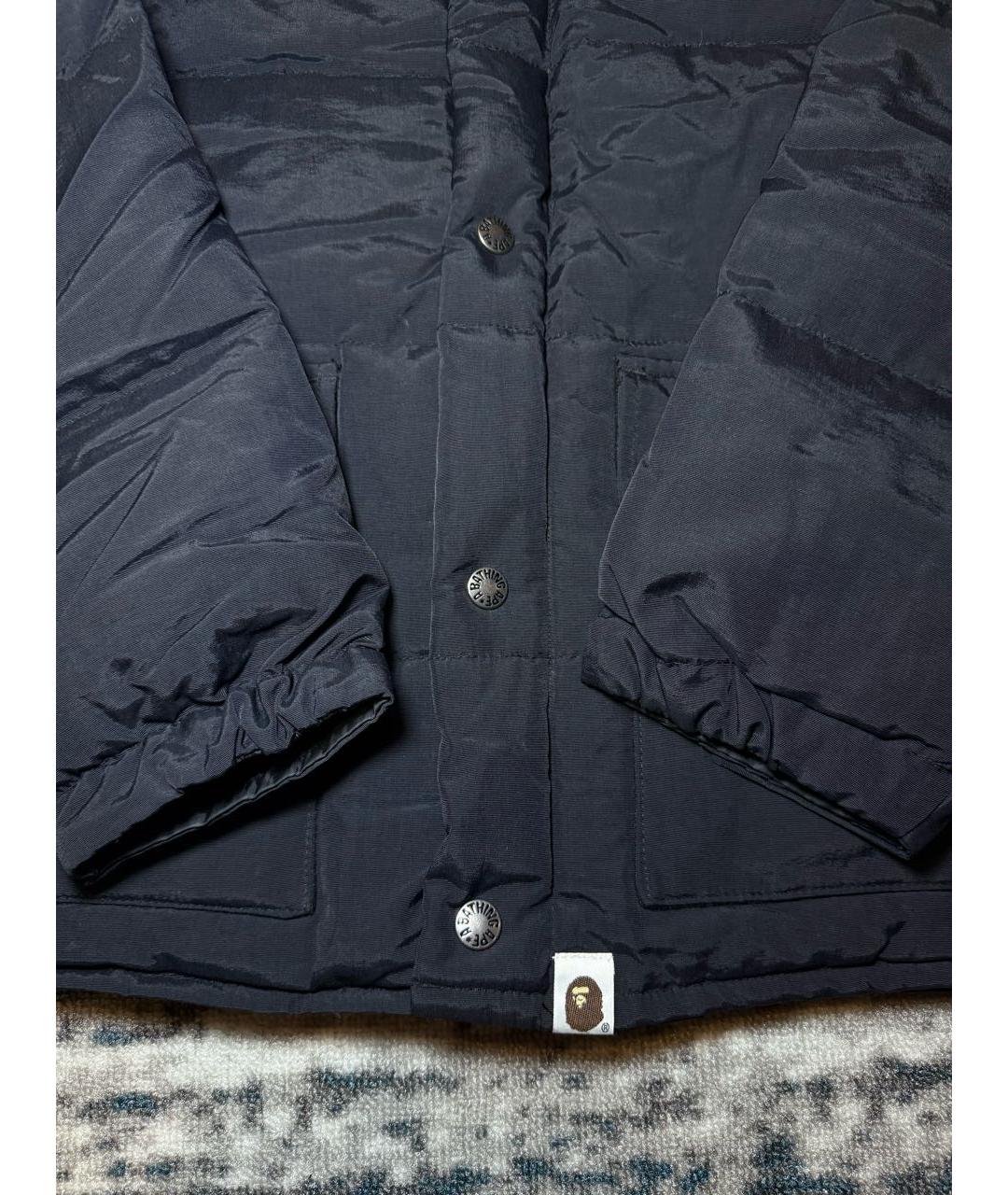 BAPE Черный пуховик, фото 4