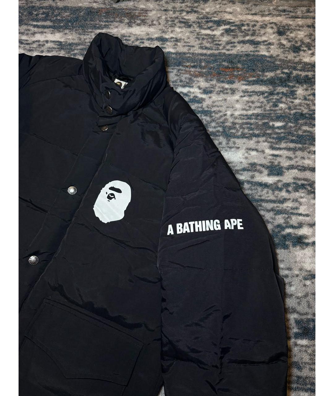 BAPE Черный пуховик, фото 5