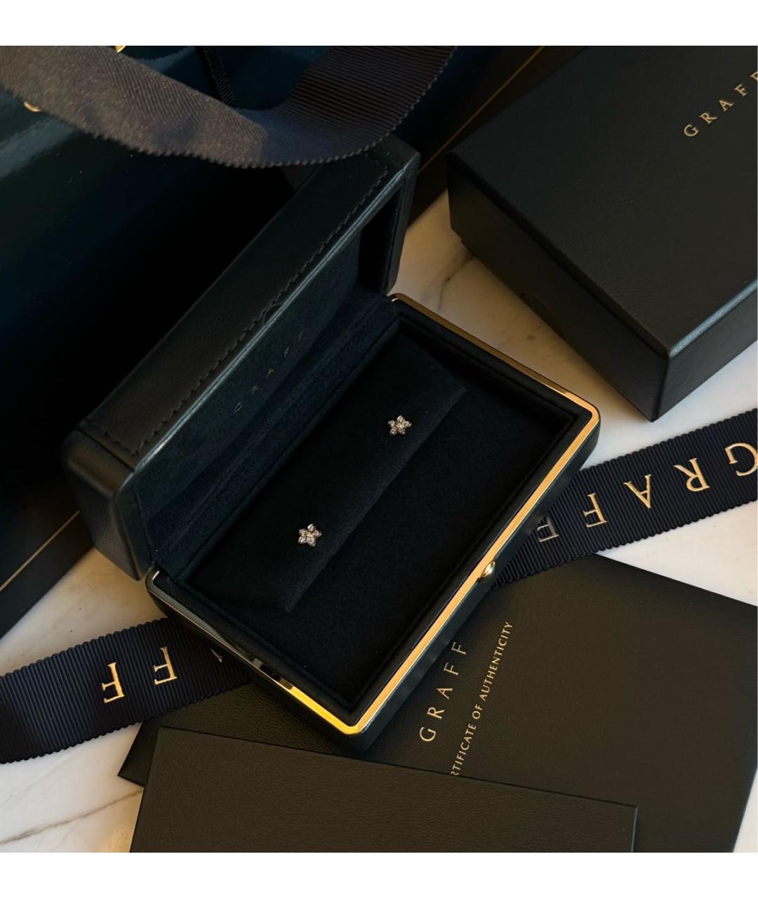 GRAFF Серебряные серьги из белого золота, фото 4