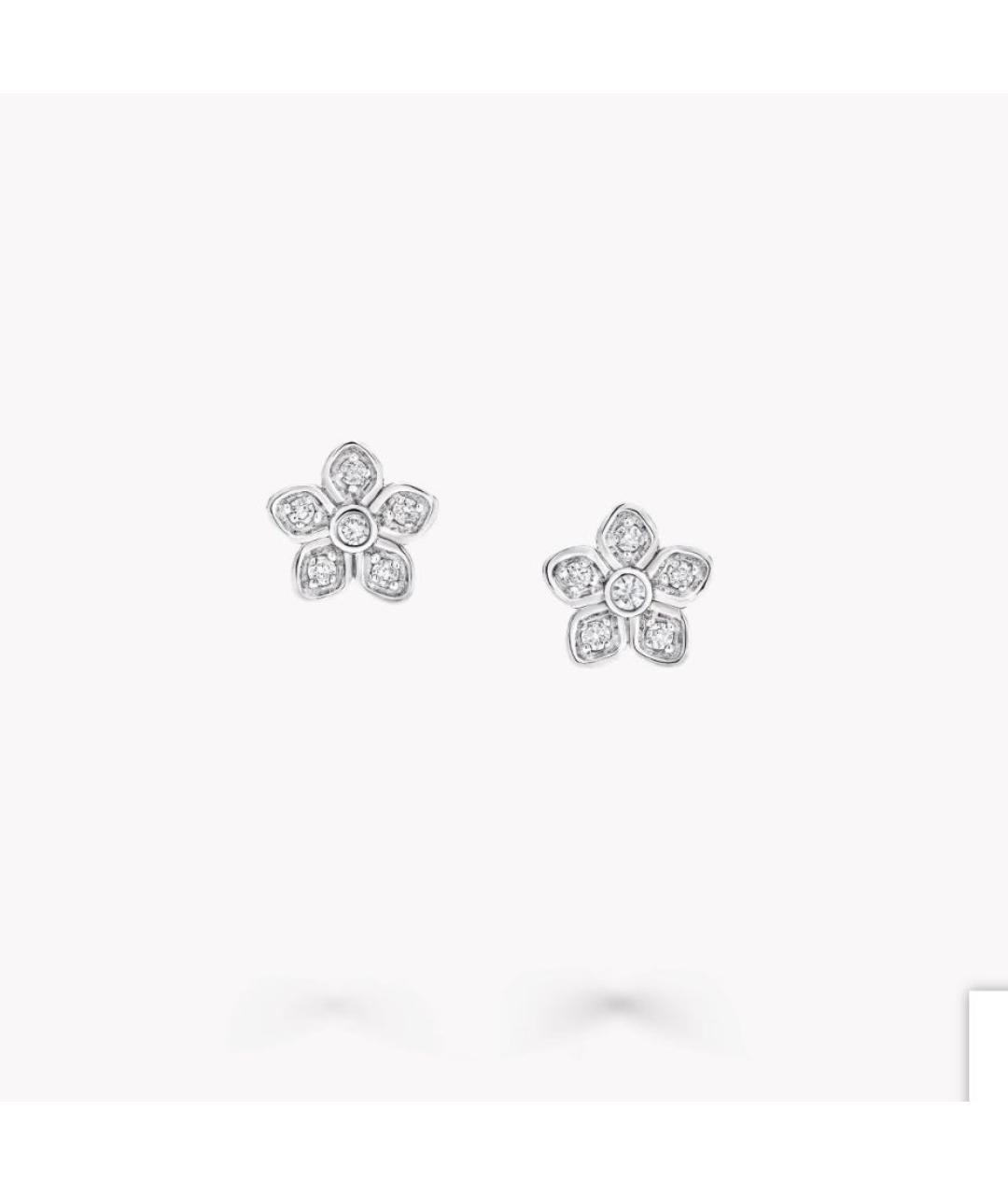 GRAFF Серебряные серьги из белого золота, фото 5