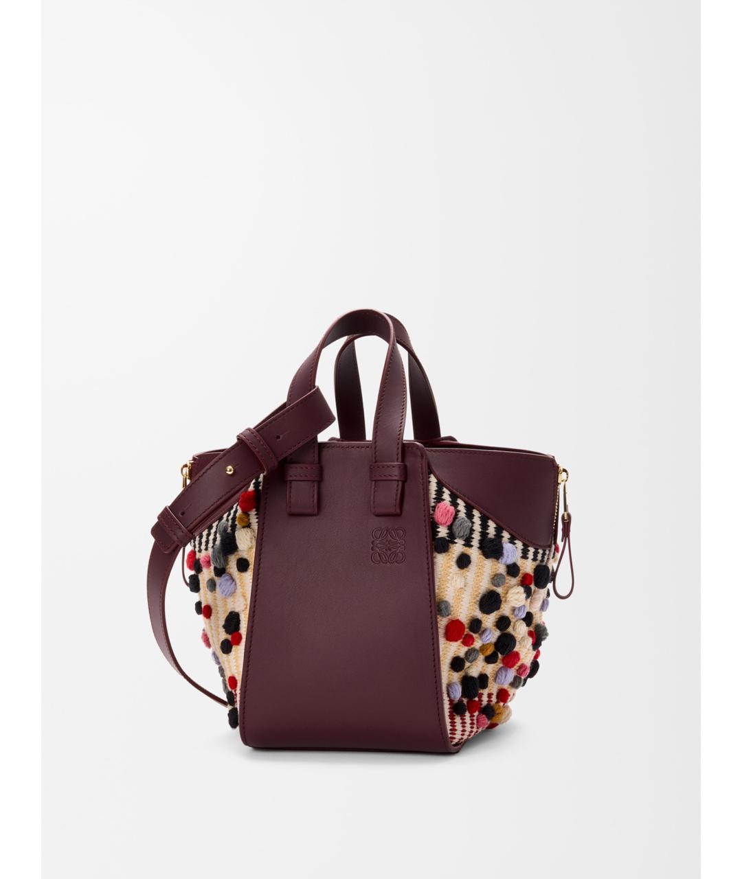LOEWE Мульти хлопковая сумка с короткими ручками, фото 3
