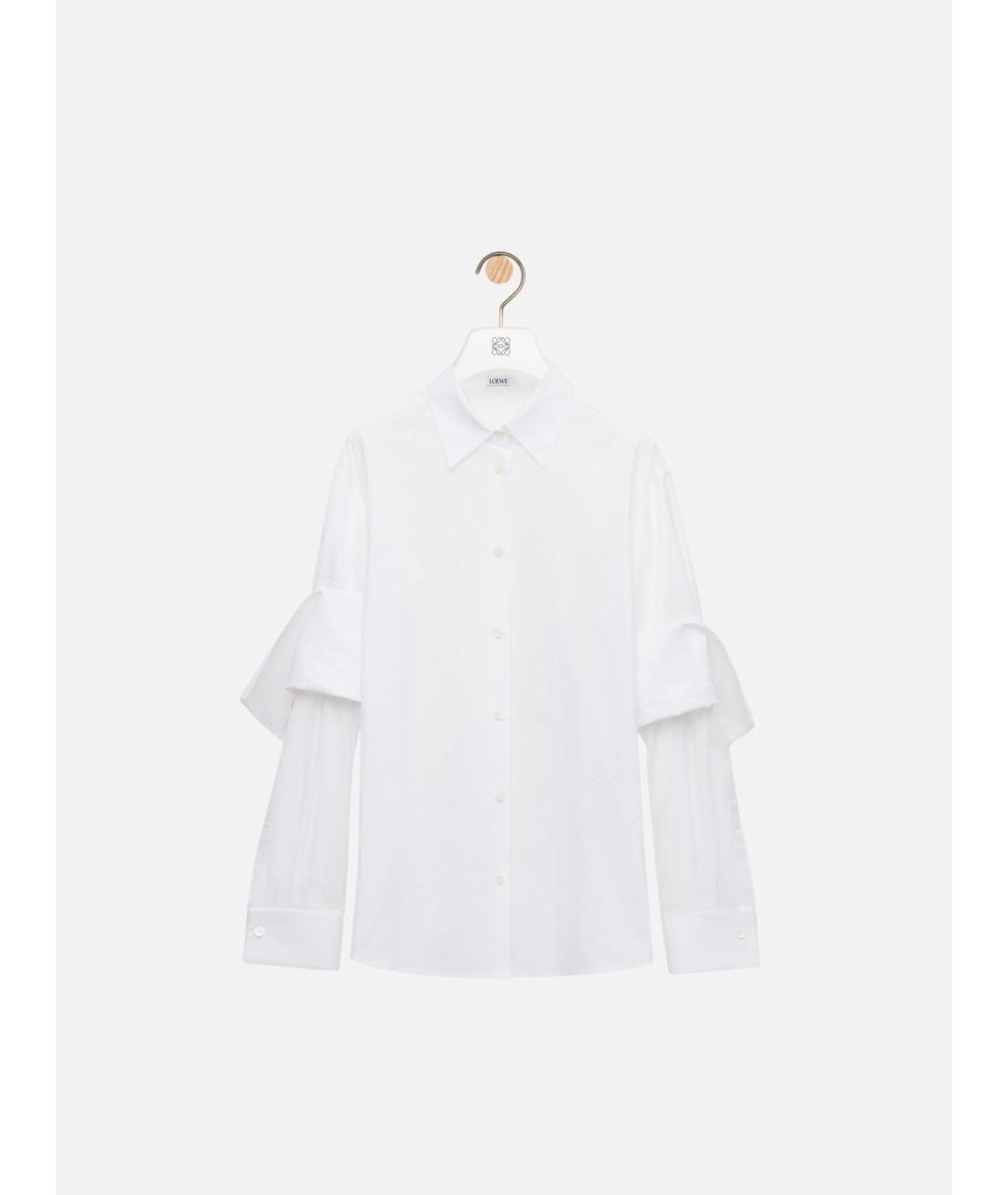 LOEWE Белая хлопковая рубашка, фото 5