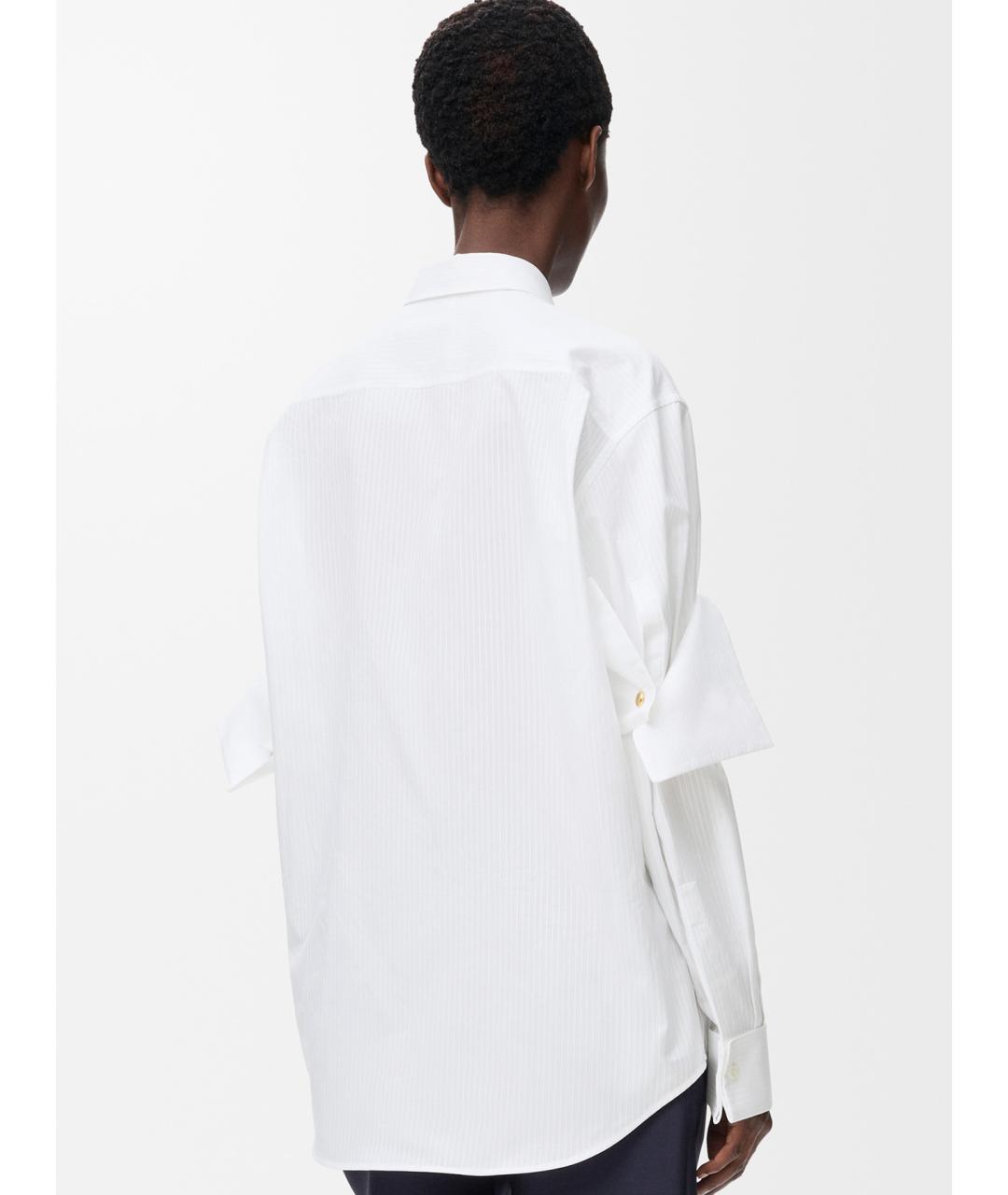 LOEWE Белая хлопковая рубашка, фото 4