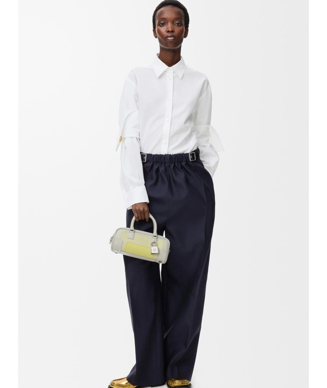 LOEWE Белая хлопковая рубашка, фото 2