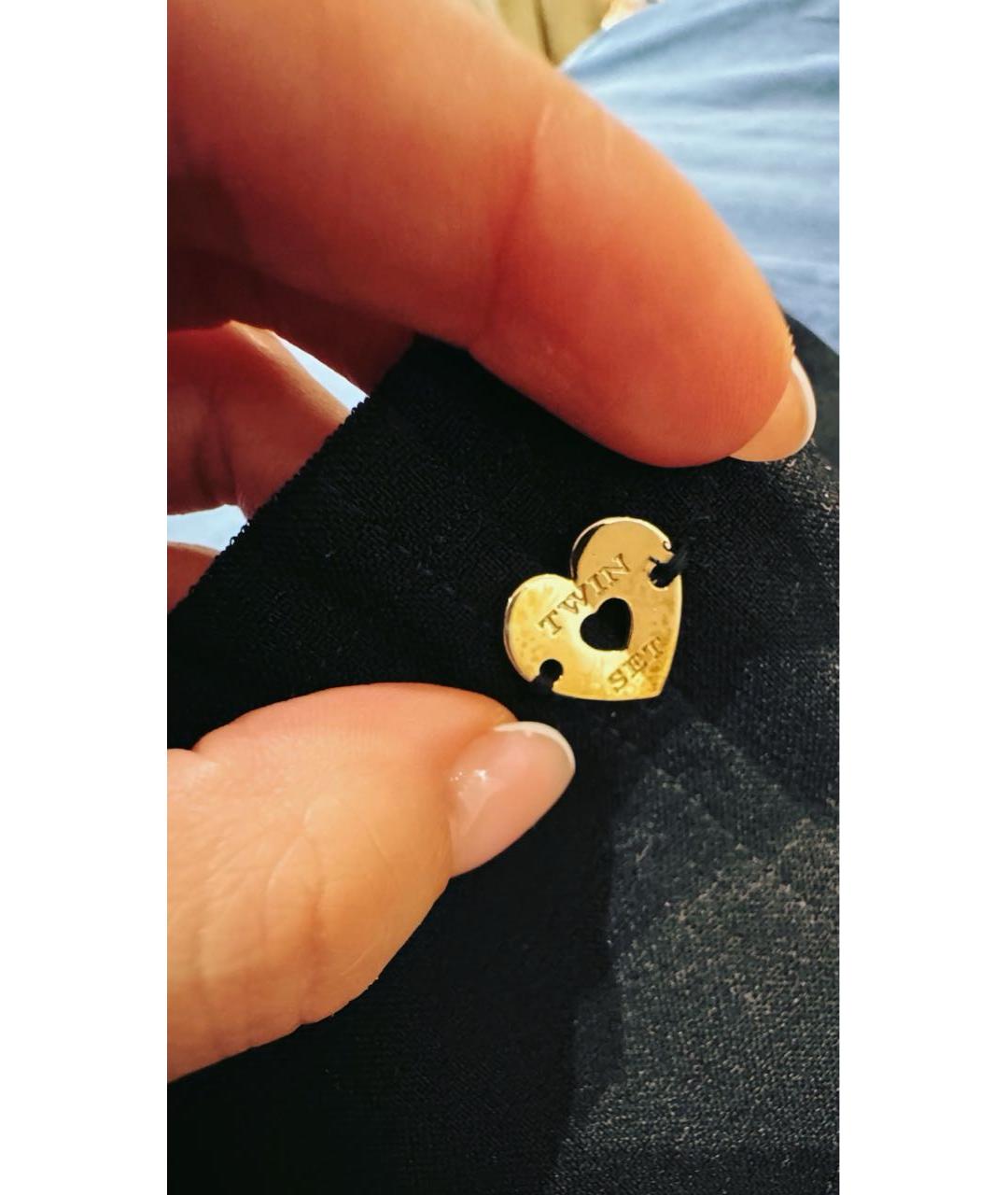 TWIN-SET Черное полиэстеровое вечернее платье, фото 5